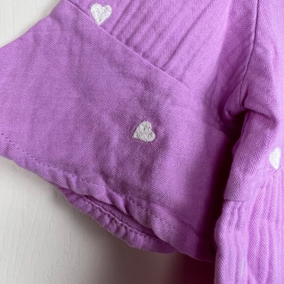 Cat & Jack Embroidered Heart Peplum - Picture 2 of 10